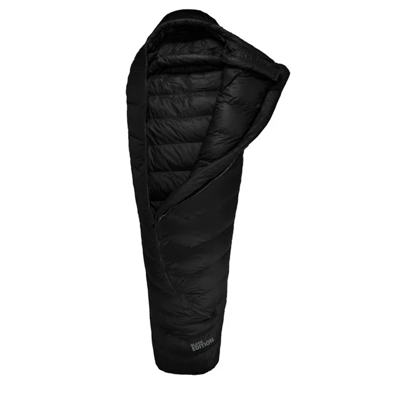 Grüezi Bag Biopod Down Wool Subzero 185 black edition