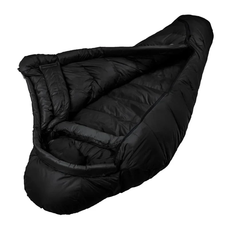 Grüezi Bag Biopod Down Wool Subzero 185 black edition