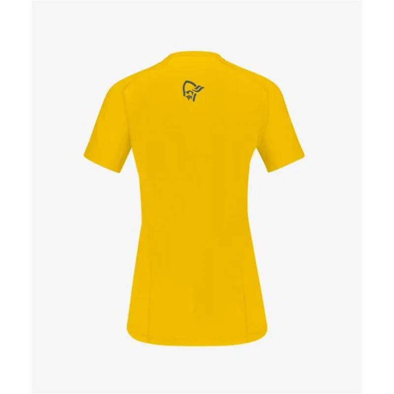 Norrona Fjora wool sulphur Damen T-Shirt
