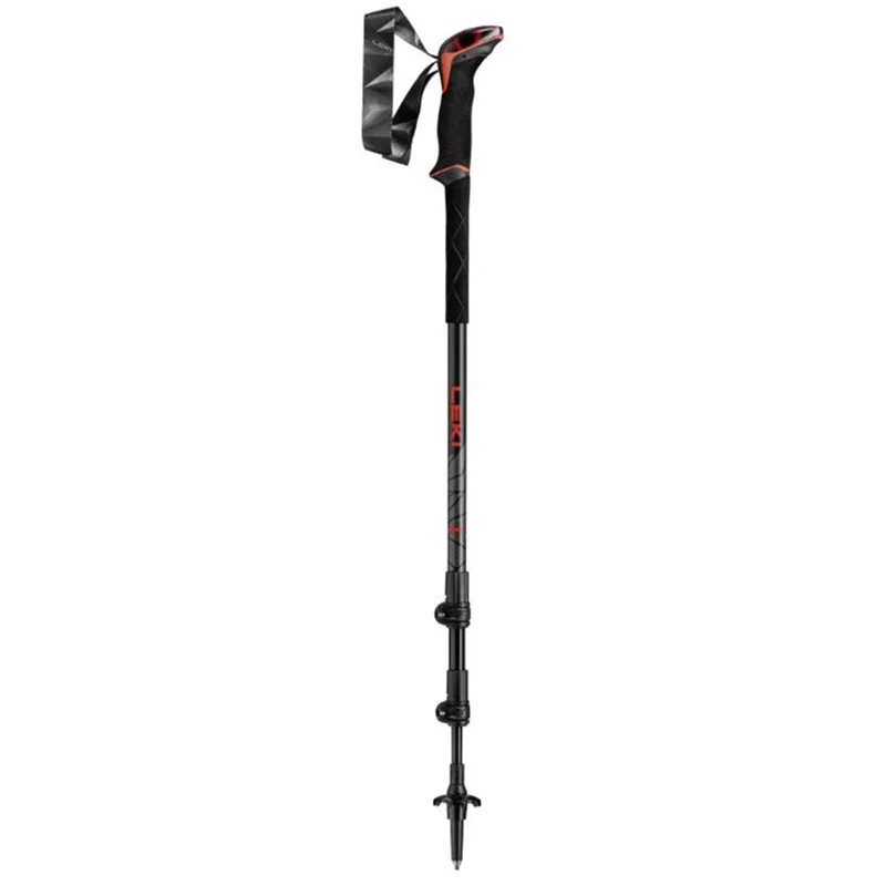 Leki Makalu bright red black dark anthracite