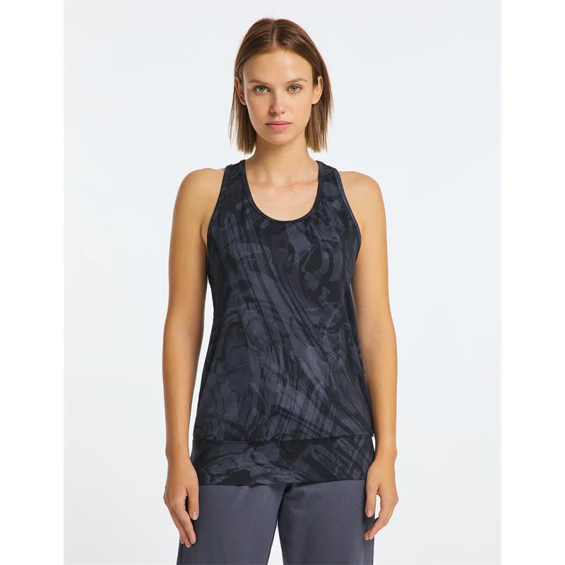 Venice Beach Shay Tanktop AOP floating ink black