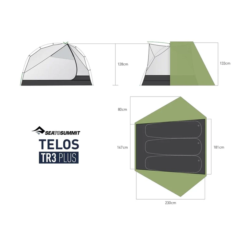 Sea to Summit Telos TR3 Plus