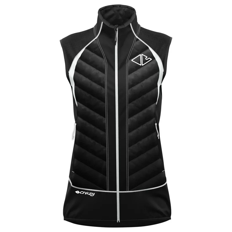 Crazy Vest Channel Woman black