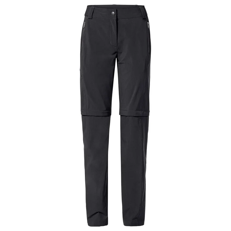 Vaude Farley Stretch ZO T-Zip II long black Damen Trekkinghose
