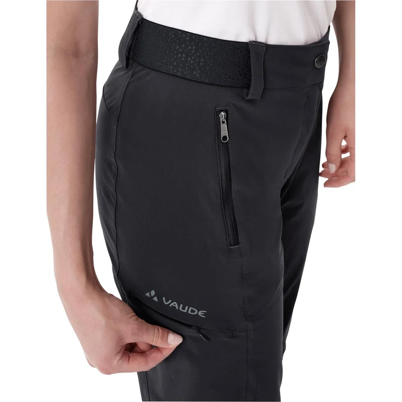 Vaude Farley Stretch ZO T-Zip II long black Damen Trekkinghose