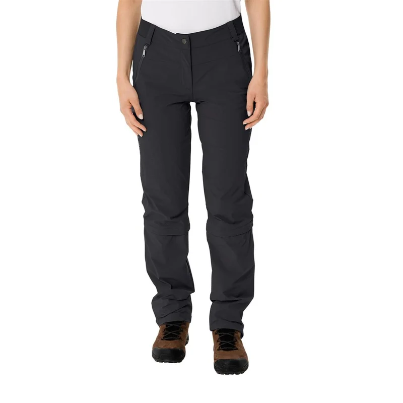 Vaude Farley Stretch Capri T-Zip III short black Damen Trekkinghose