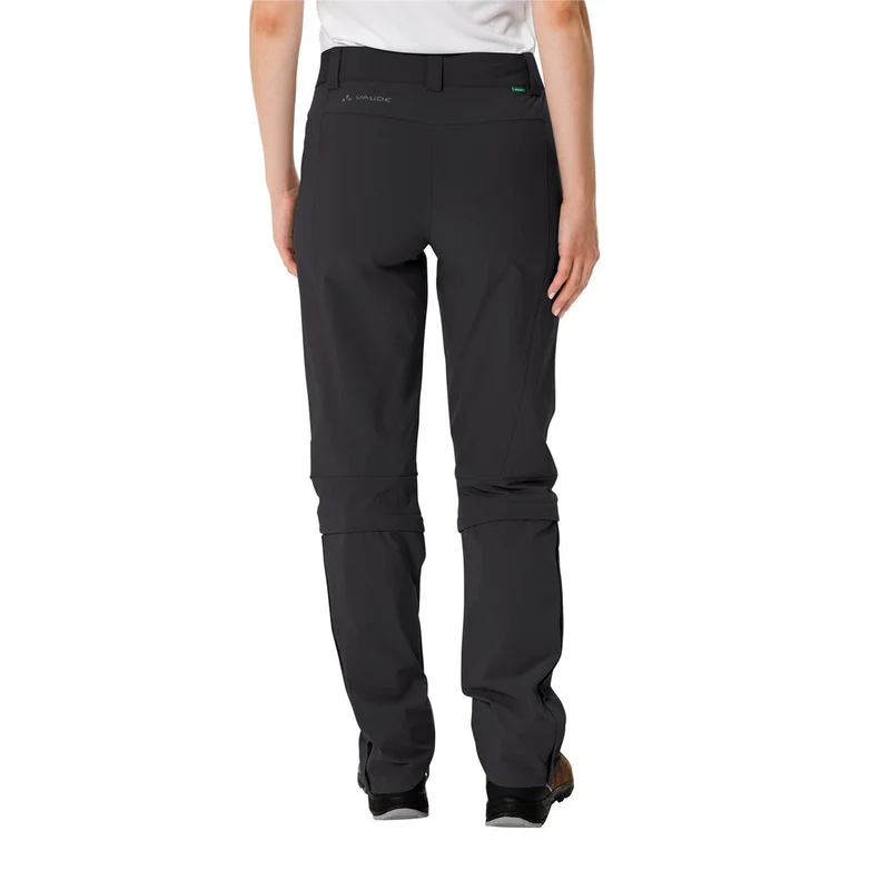 Vaude Farley Stretch Capri T-Zip III short black Damen Trekkinghose