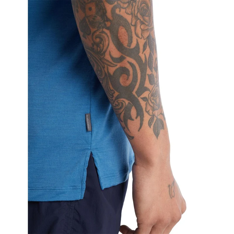 Icebreaker Sphere II SS Tee azul Herren Merino T-Shirt