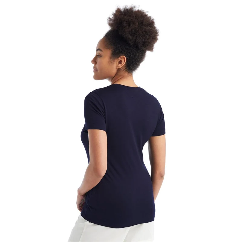 Icebreaker Tech Lite II SS Tee Moon Sonnet midnight navy Damen T-Shirt