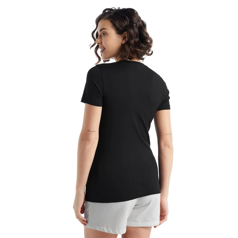 Icebreaker Tech Lite II SS Scoop Tee Hill Sprint black Damen T-Shirt