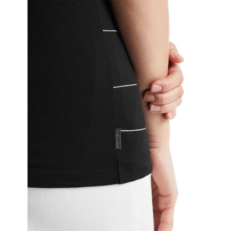 Icebreaker Tech Lite II SS Scoop Tee Hill Sprint black Damen T-Shirt