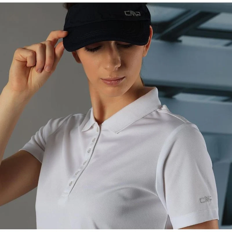 CMP Sport Woman Pique-Poloshirt blue stone