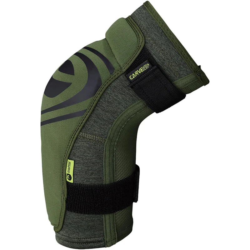 IXS Carve EVO+ Ellbogenschoner Kinder olive