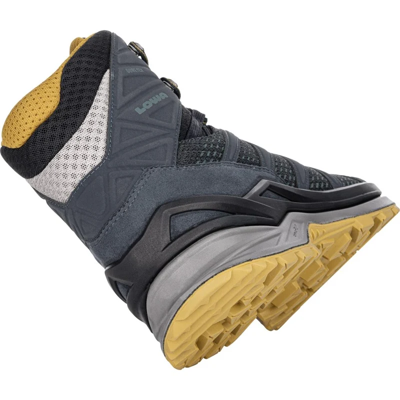 Lowa Innox Pro GTX Mid stahlblau senf