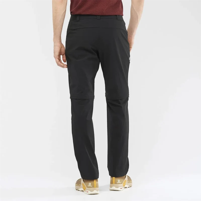Salomon Wayfarer Zip Off Pants Black