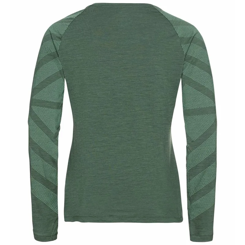 Odlo Concord Kinship Langarmshirt mit Print myrtle melange