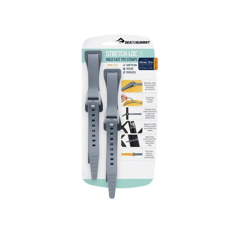 Sea to Summit Stretch-Loc 25 20mm x 625mm 2Pack