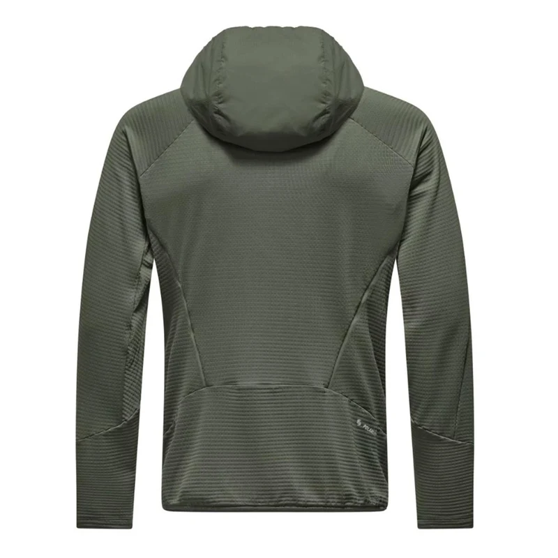 Salewa Pedroc Wind-Kapuzenfleecejacke Men faded green