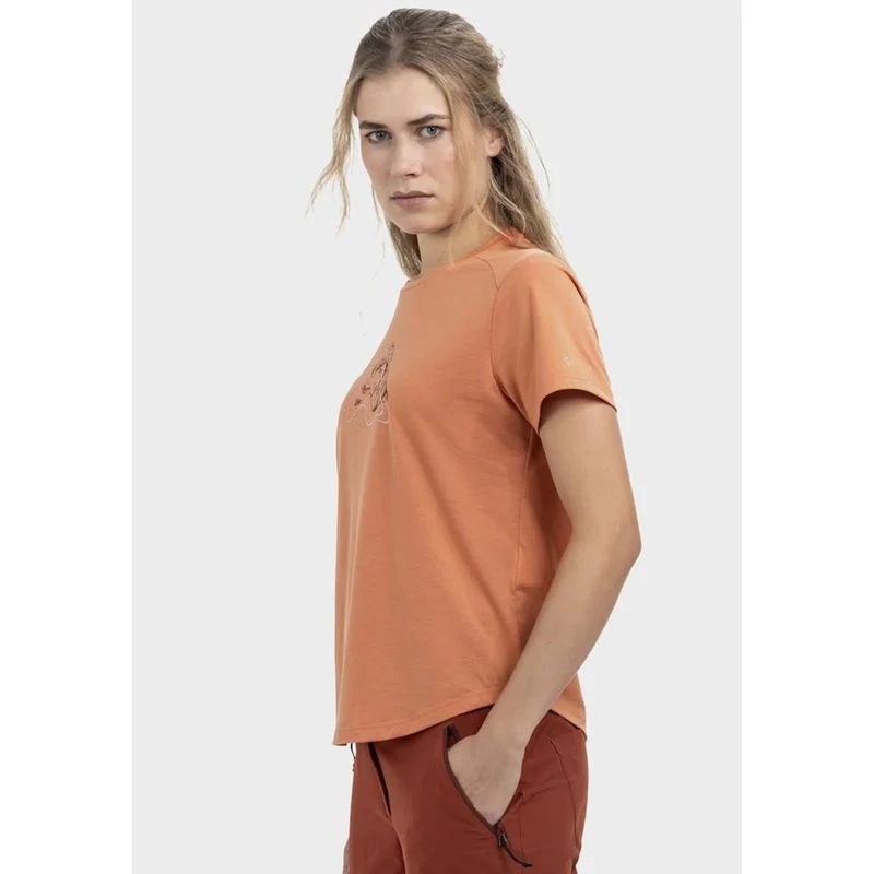 Schöffel Haberspitz apricot glow Damen T-Shirt