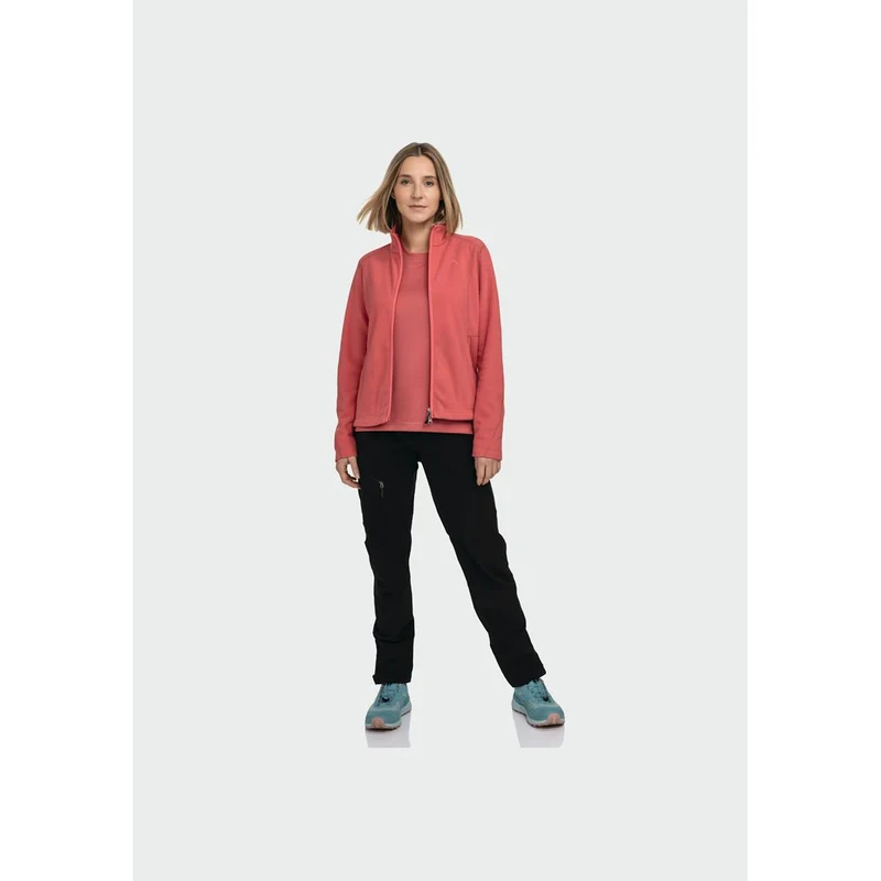 Schöffel Damen Fleece Jacke mit hohem Tragekomfort Leona3 Baked Rose