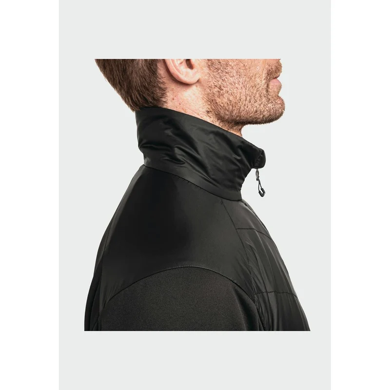 Schöffel Herren komprimierbare, winddichte Hybrid Jacke Cascata Schwarz