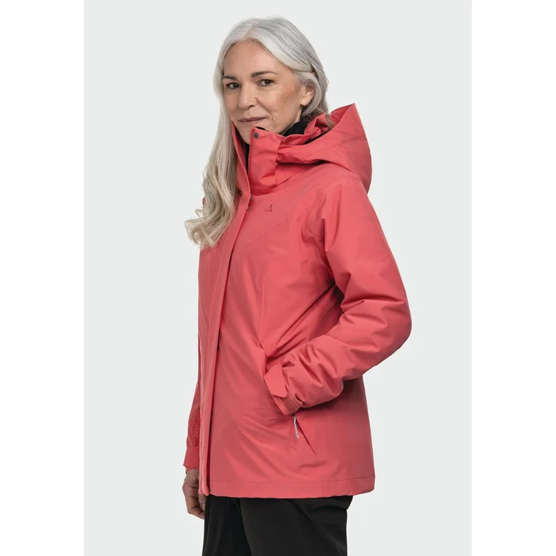 Schöffel Damen Atmungsaktive 3in1 Multifunkttionsjacke Tamina Baked Rose