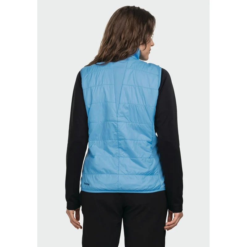 Schöffel Damen winddichte Hybridweste zum Wandern Cascata Electric Sky