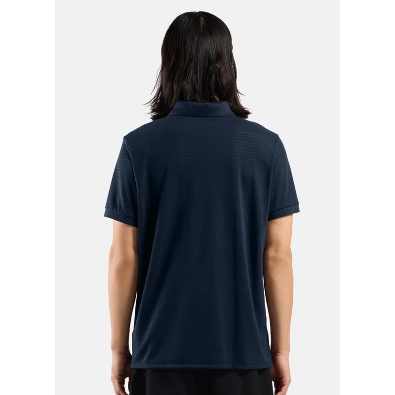 Odlo M Ascent Natural Polo S/S dark sapphire Herren T-Shirt
