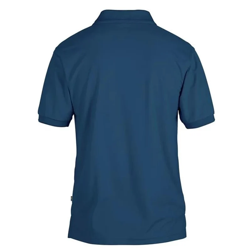 Fjäll Räven Crowley Pique uncle blue Herren Polo Shirt