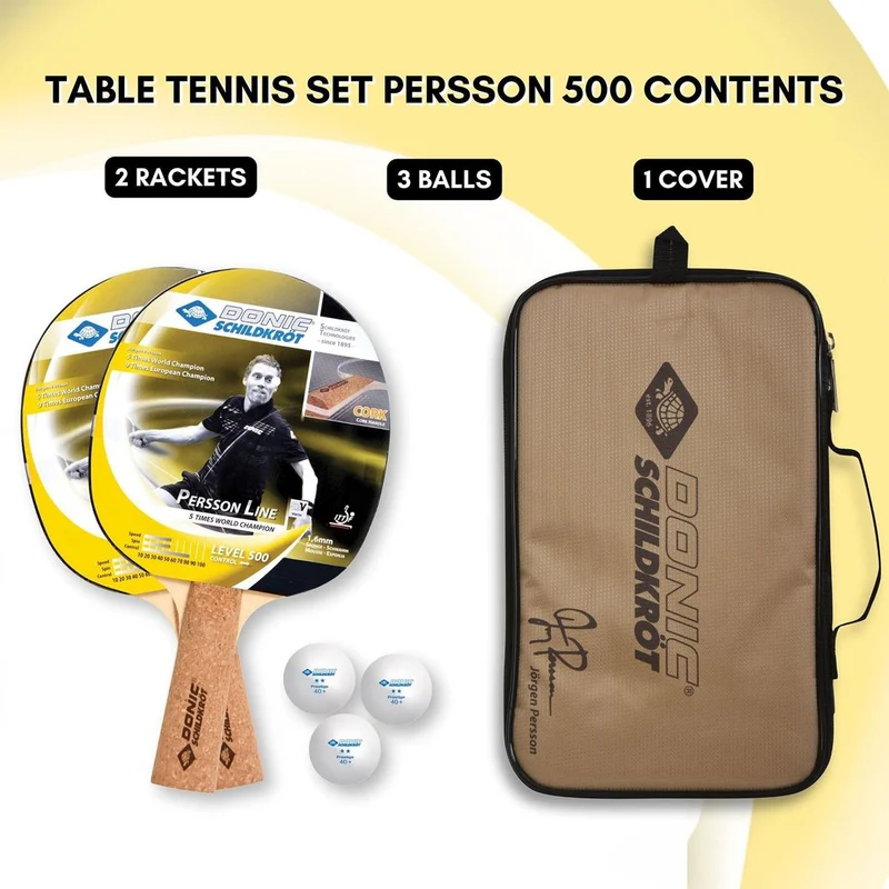 Schildkröt Tischtennis-Set Persson 500 Kork