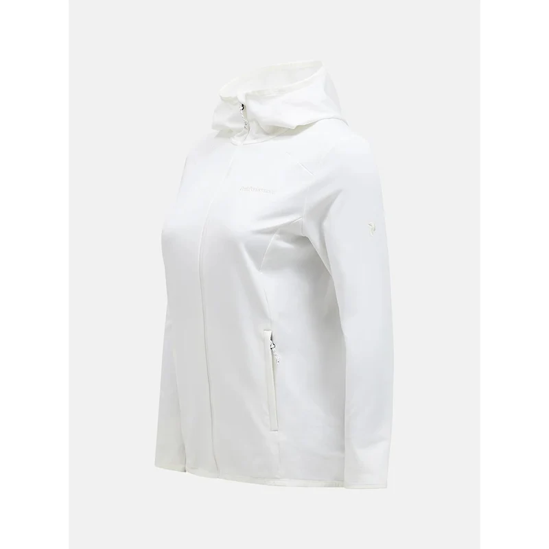 Peak Performance W Light Zip Hood Women offwhite