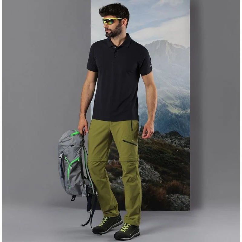 CMP Sport Man Polo Funktions-Poloshirt pacific