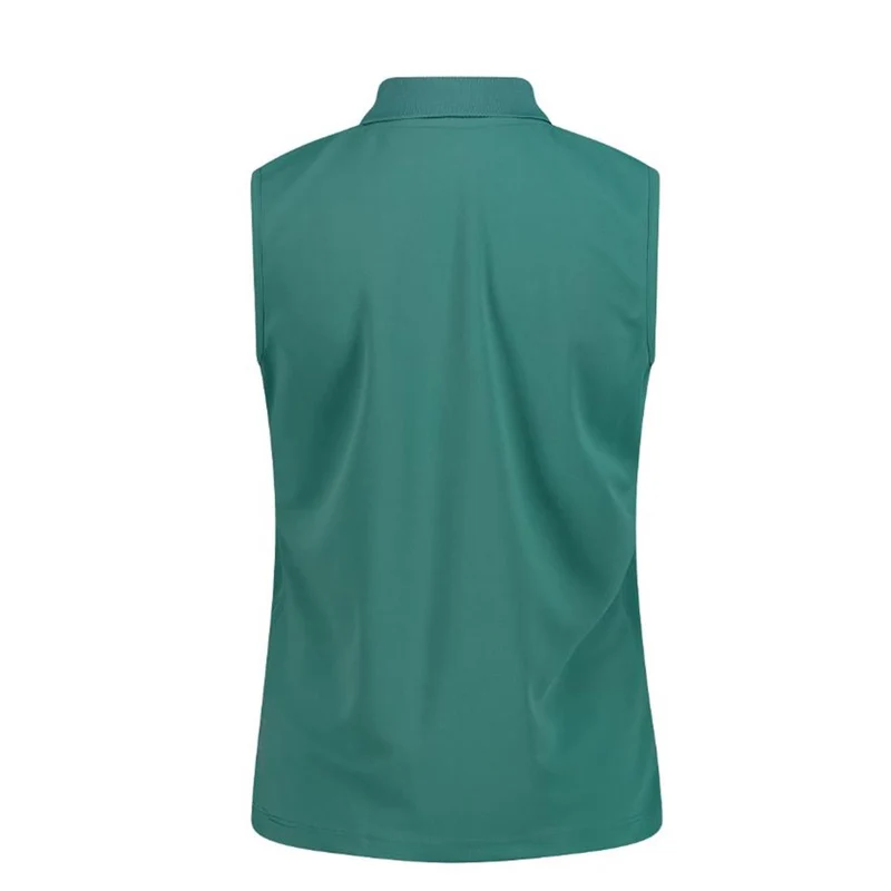 CMP Sport Woman Polo Sleeveless agave