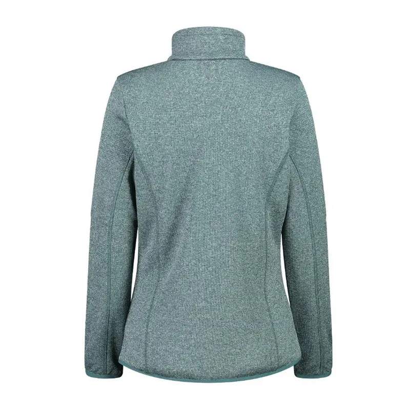 CMP Sport Woman Knit-Tech Fleece Jacket agave opale