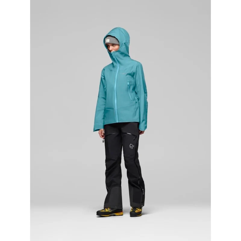 Norrona W Falketind Gore-Tex Jacket brittany blue Damen Regenjacke