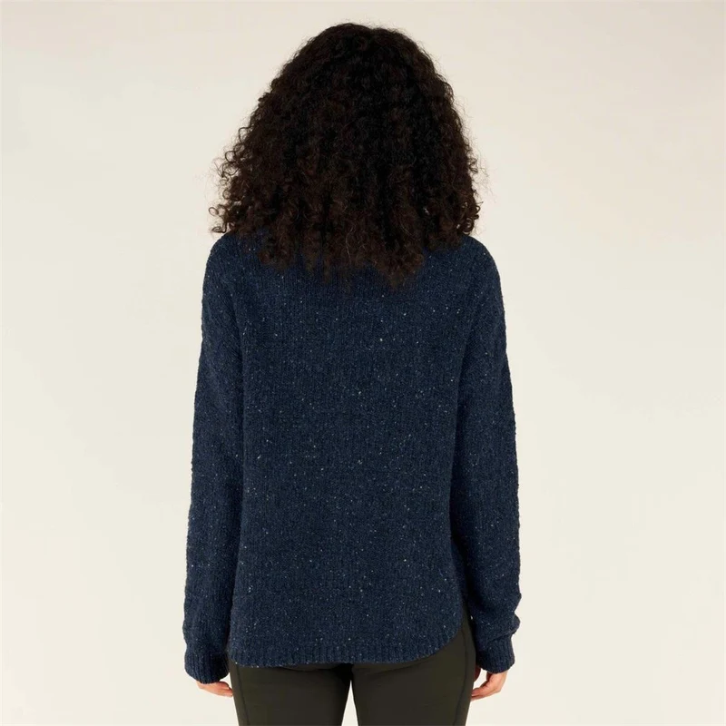 Sherpa Damen Yuden Pullover Sweater Rathee Blue