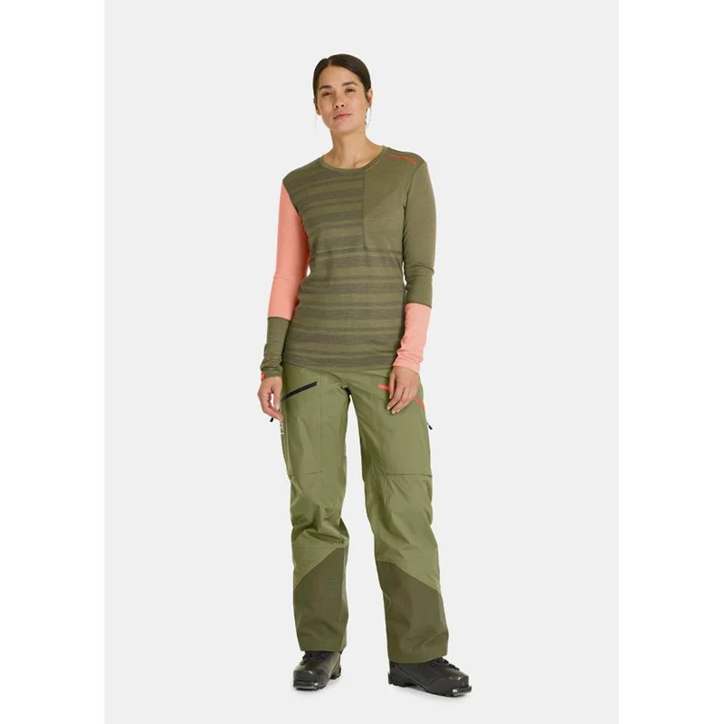 Ortovox 3L Deep Shell Pants W wild herbs Damen Hardshellhose