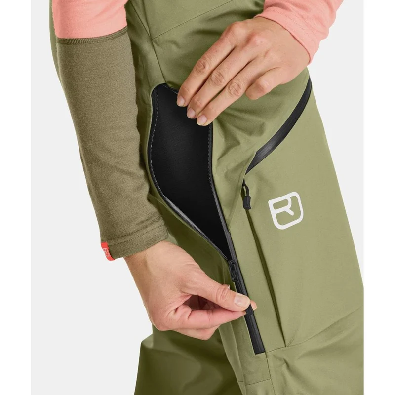 Ortovox 3L Deep Shell Pants W wild herbs Damen Hardshellhose