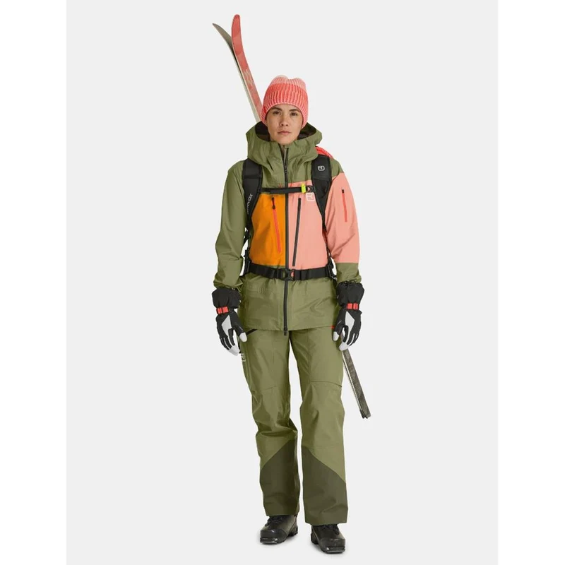 Ortovox 3L Deep Shell Jacket W wild herbs Damen Hardshelljacke