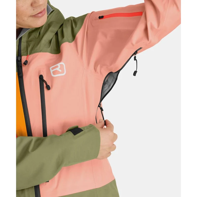 Ortovox 3L Deep Shell Jacket W wild herbs Damen Hardshelljacke