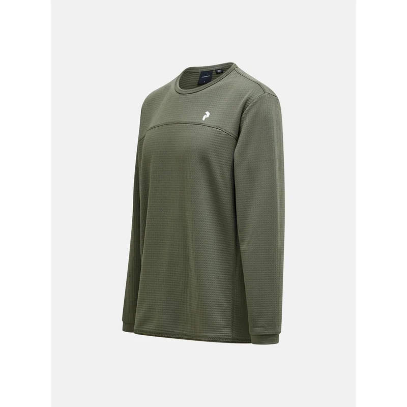 Peak Performance M Trail Polartec Power Grid Crew Men pine needle