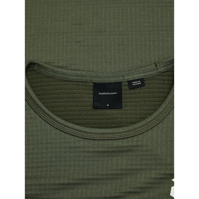 Peak Performance M Trail Polartec Power Grid Crew Men pine needle