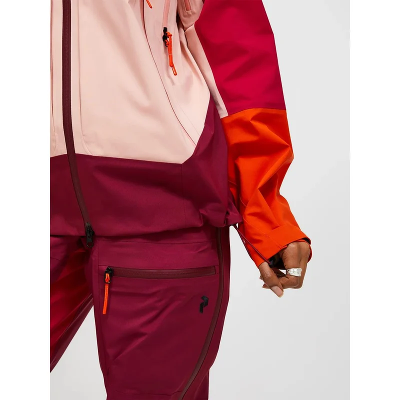 Peak Performance Damen Vislight Gore-Tex C-Knit 3L Shell Jacke Tech Burgundy/ Peach Fuzz