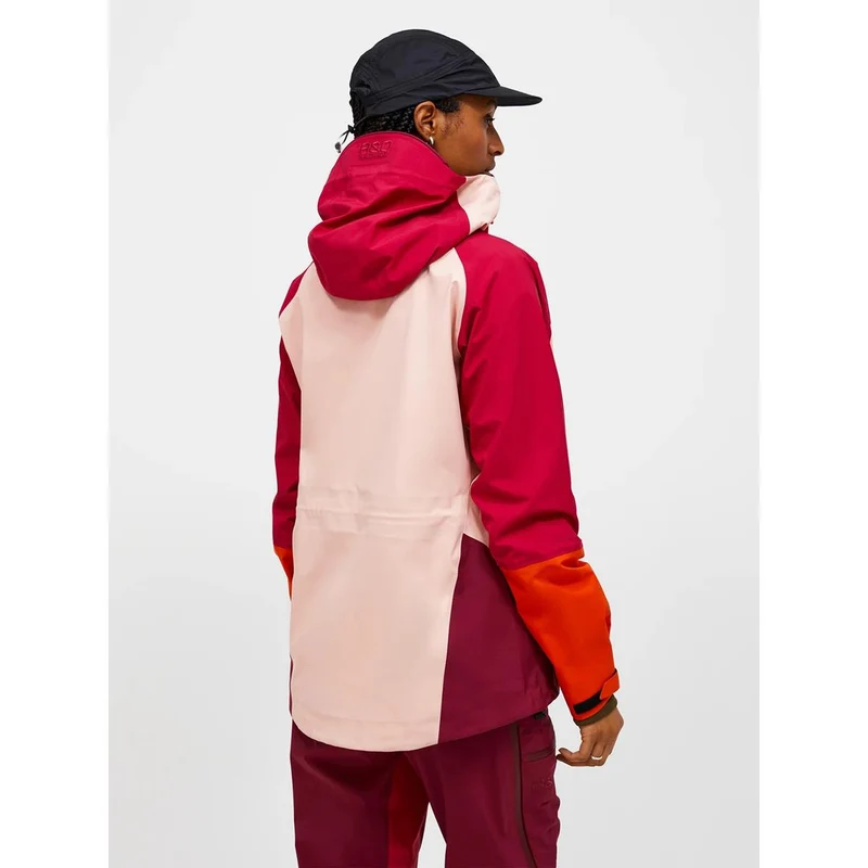 Peak Performance Damen Vislight Gore-Tex C-Knit 3L Shell Jacke Tech Burgundy/ Peach Fuzz