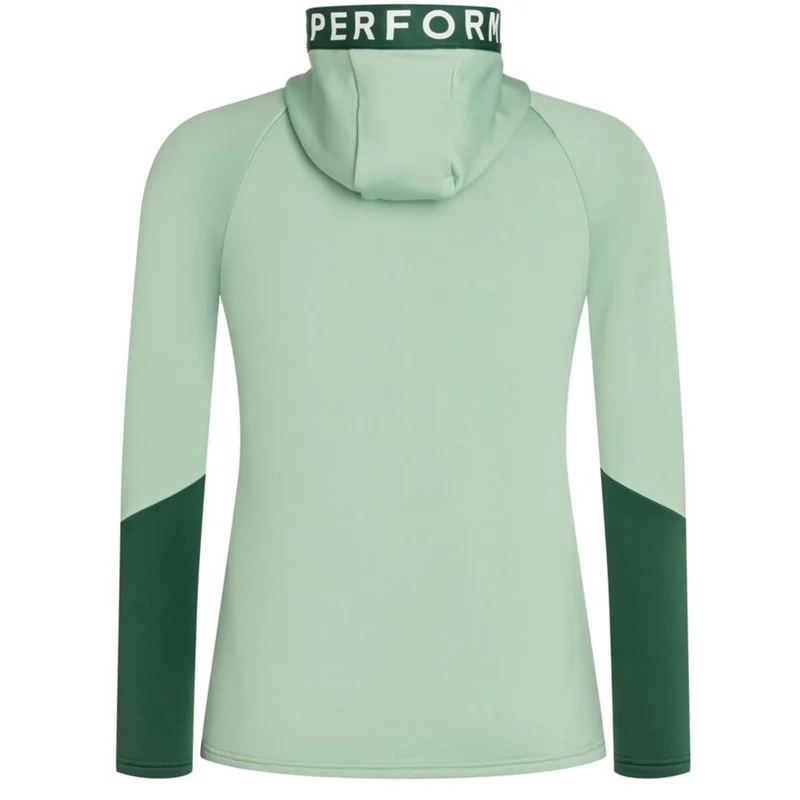 Peak Performance W Rider Mid Zip Hood delta green smoke Damen