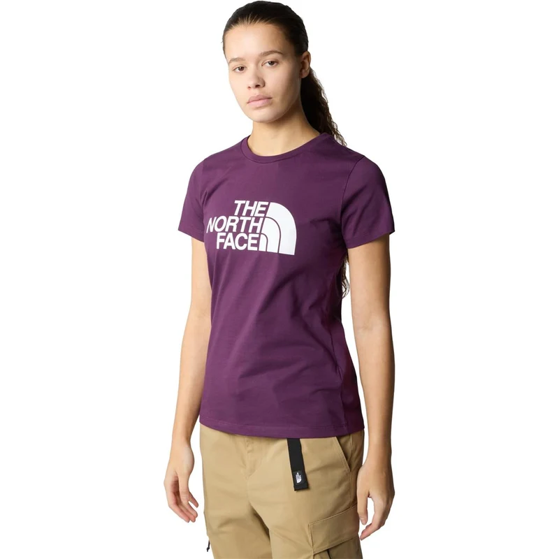 The North Face S/S Relaxed Easy Tee black current purple Damen T-Shirt