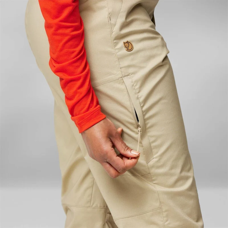 Fjäll Räven Abisko Hike Trousers fossil Damen Trekkinghose