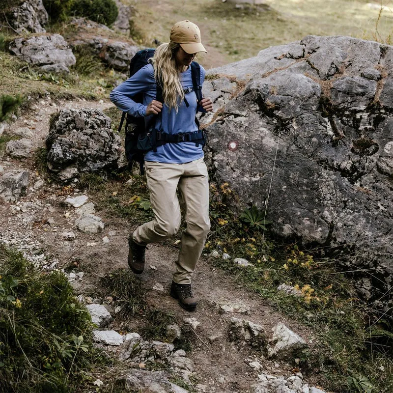 Fjäll Räven Abisko Hike Trousers fossil Damen Trekkinghose