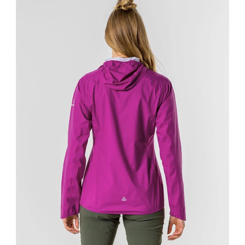 Löffler Damen Hooded Jacket WPM Pocket Purple