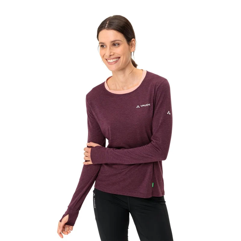 VAUDE Sveit II Langarm T-Shirt Damen cassis